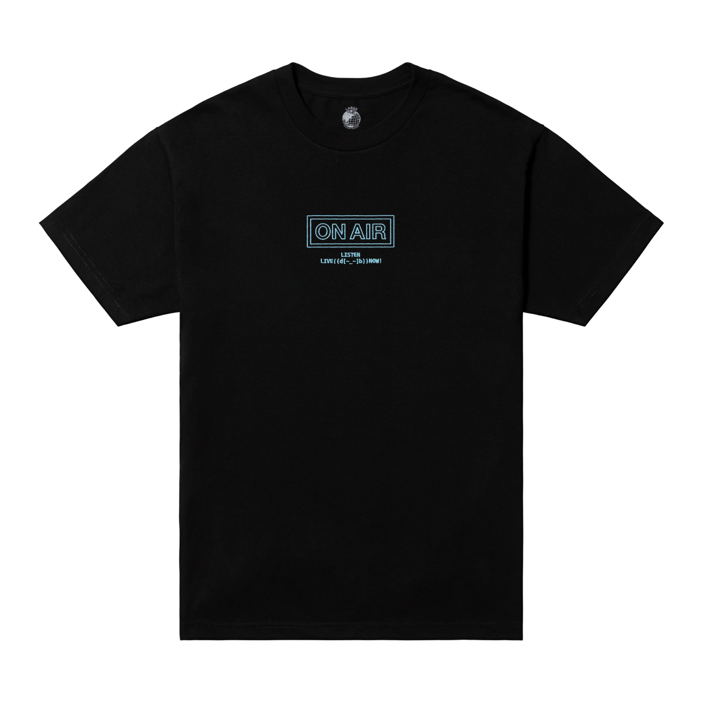 ON AIR Embroidered S/SL Tee (Black)