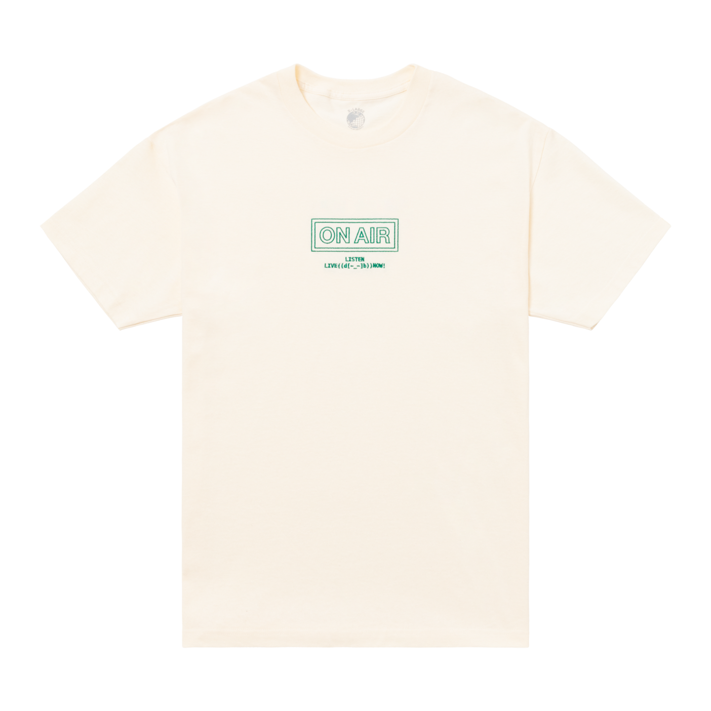 ON AIR Embroidered S/SL Tee (Natural)