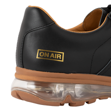 Load image into Gallery viewer, Air Sole German Trainer (Black) - Tomo &amp; Co.
