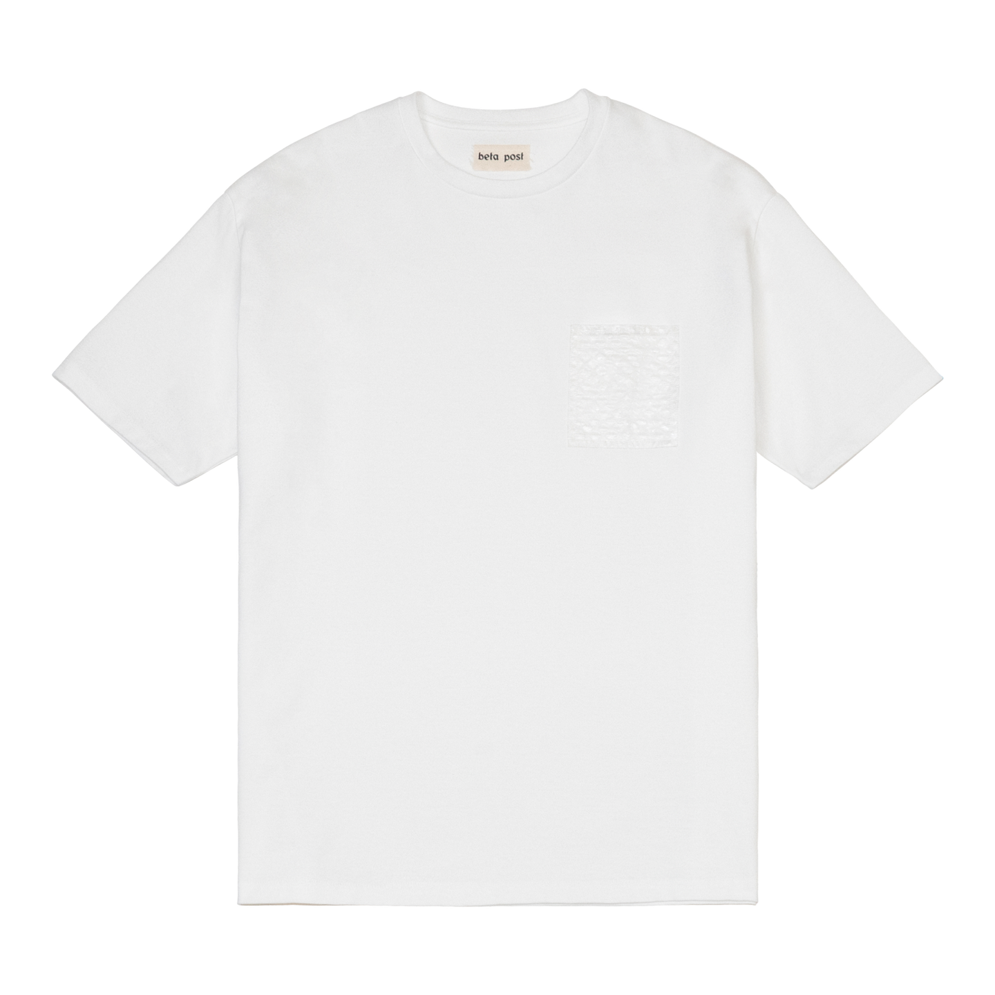 Bubble Wrap Pocket T-shirt (White)